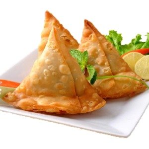 A Pair of Beef Samosas